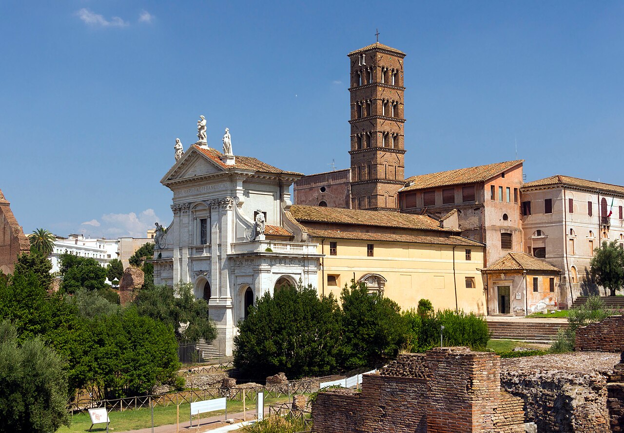 Santa Francesca Romana beside the Roman Forum