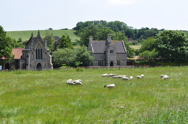 The Slipper Chapel and adjoining presbytery at Walsingham