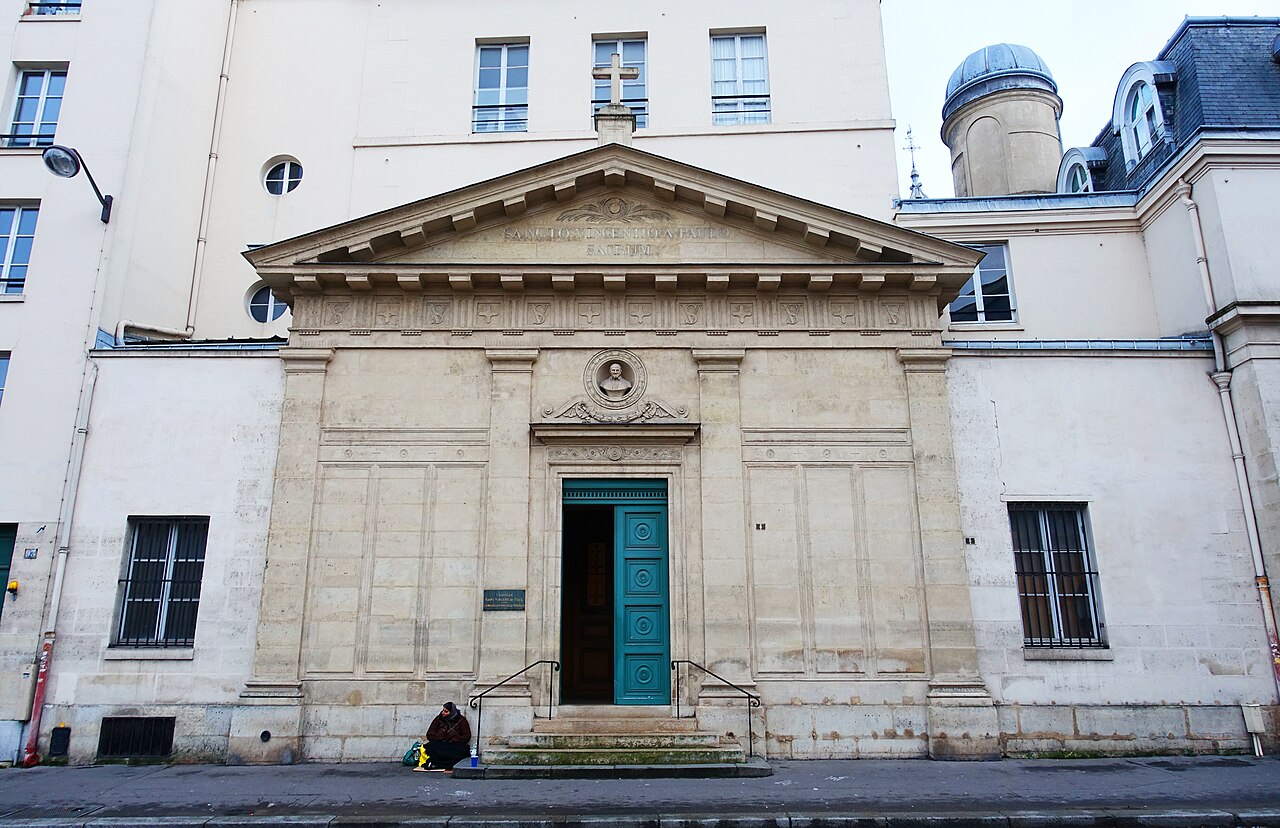 The chapel of Saint Vincent de Paul in Paris