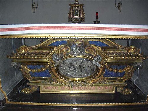 The eighteenth-century tomb identified as Romuald’s in San Biagio, Fabriano
