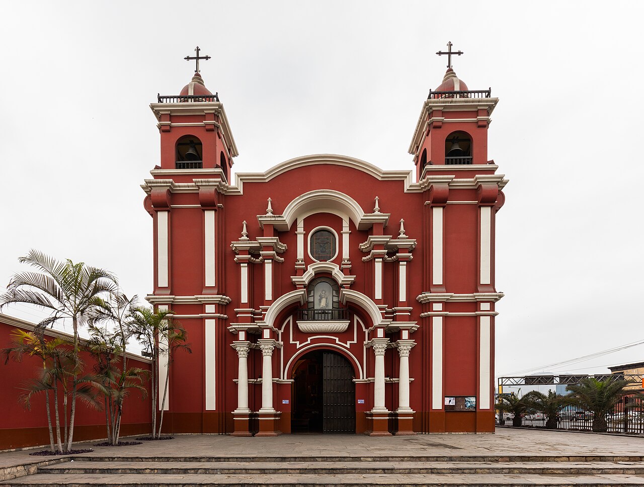 The church and sanctuary of Santa Rosa in Lima