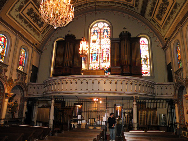 The interior of Saint Anthony Chapel in Pittsburgh, the collection setting for this file