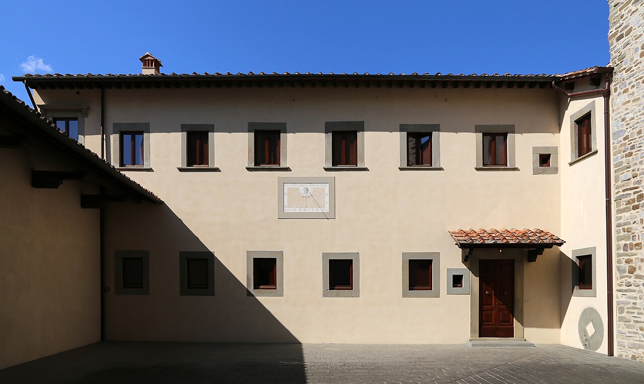 The entrance courtyard at the Monastery of Santa Maria at Rosano