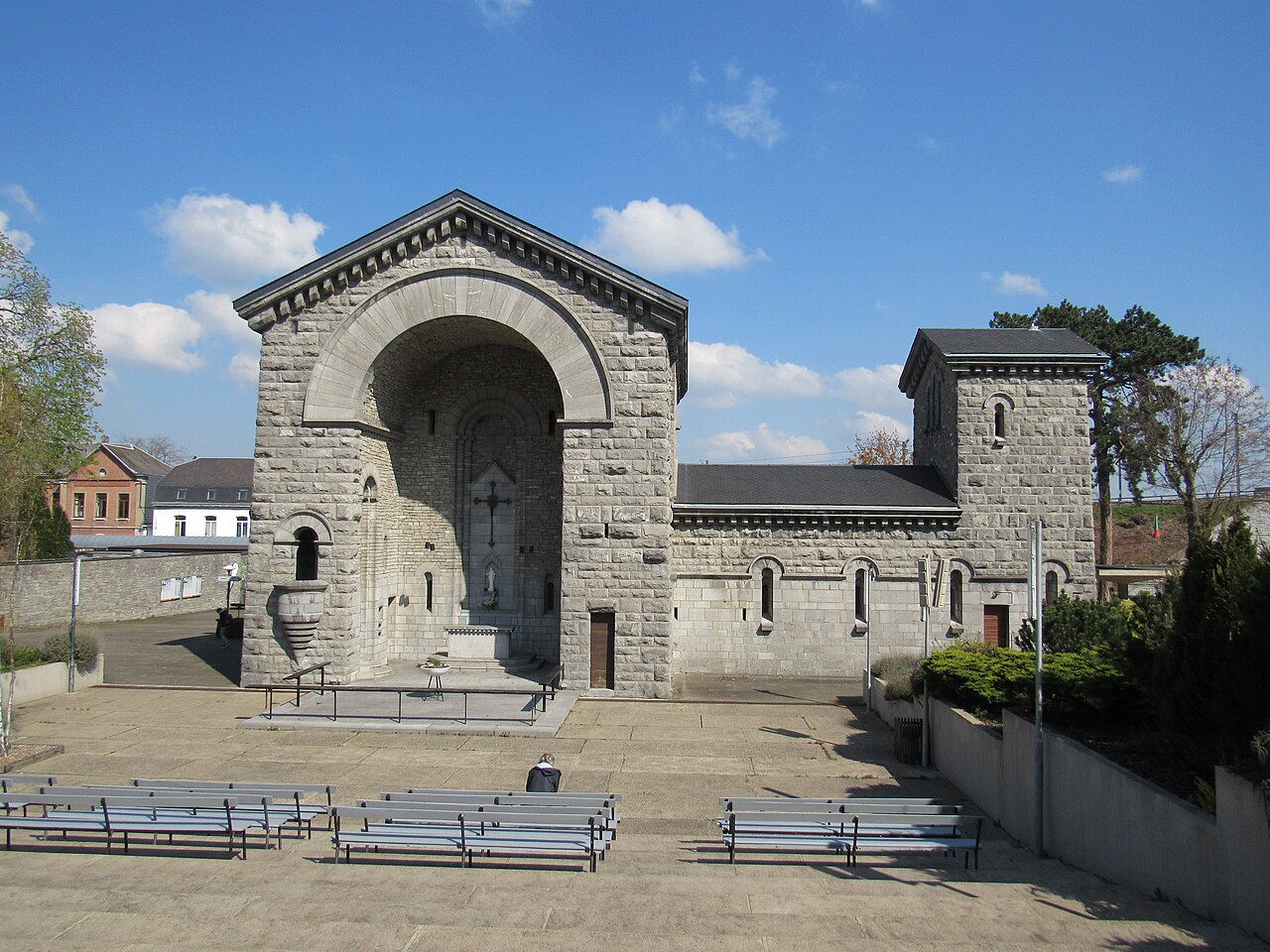 The votive chapel at the Sanctuary of Our Lady of Beauraing