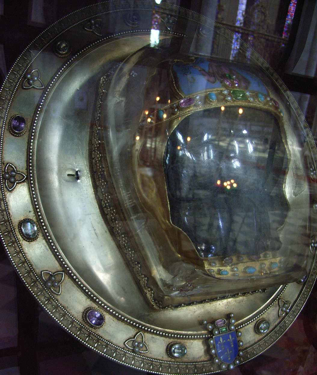 A second view of the reliquary at Amiens Cathedral
