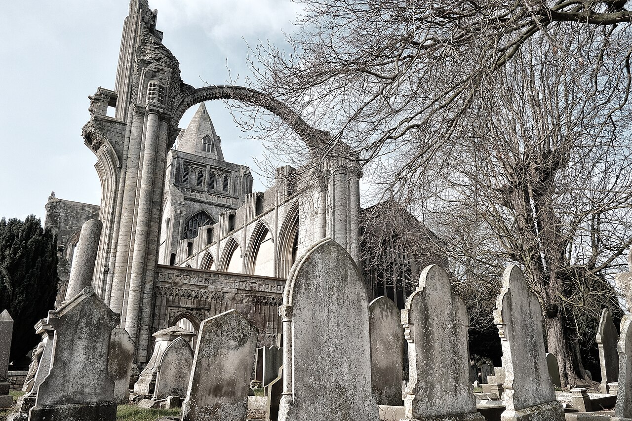 Crowland Abbey, the historic site associated with Guthlac