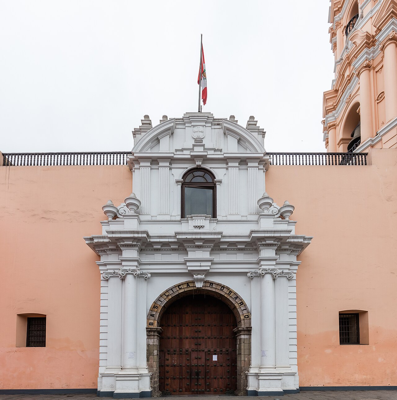 The church of Santo Domingo in Lima, associated with Martin de Porres