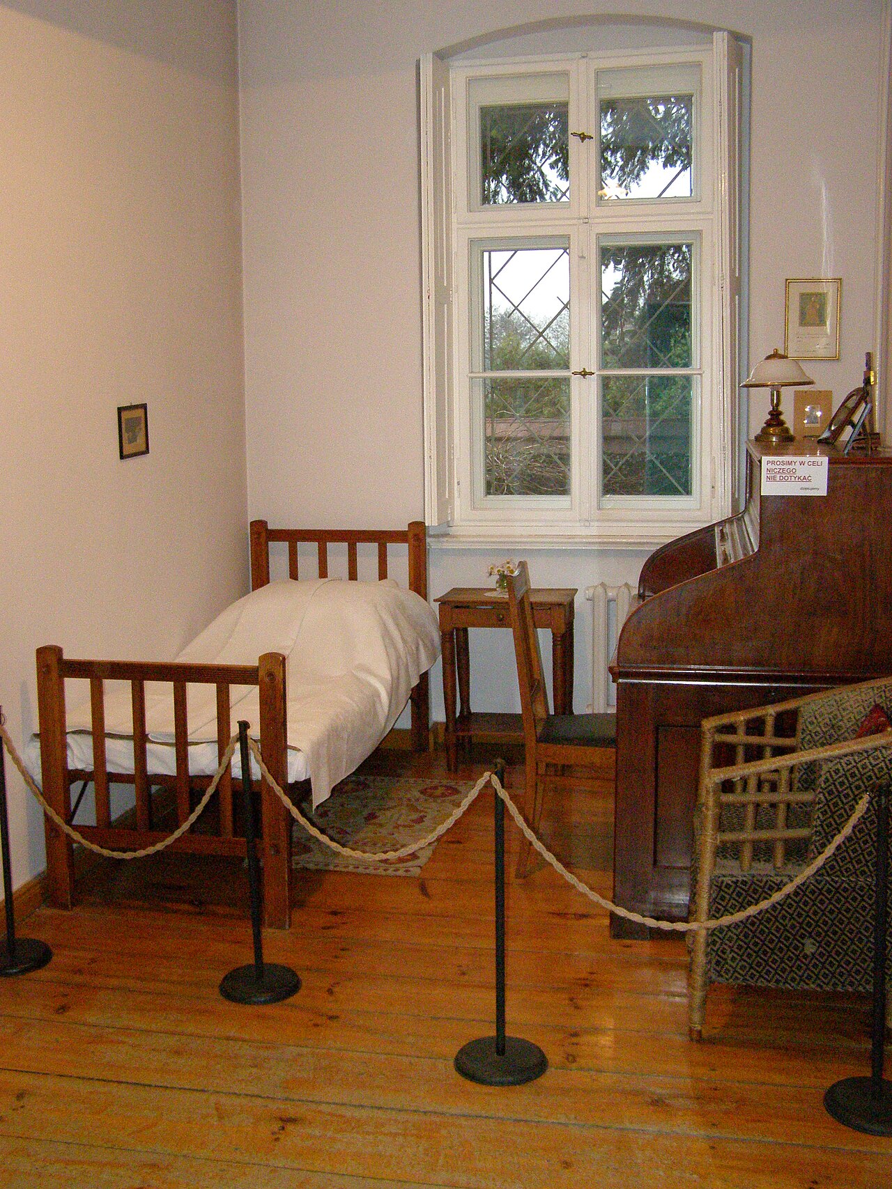 The room identified as Ursula Ledóchowska’s in the religious house at Pniewy
