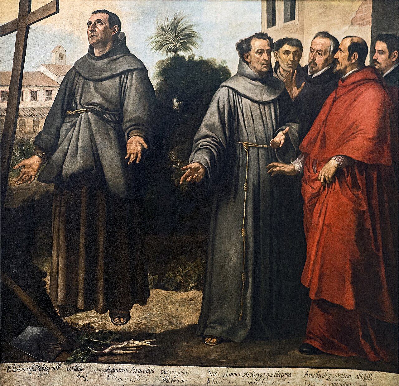 Murillo’s devotional painting of Didacus of Alcalá before the cross