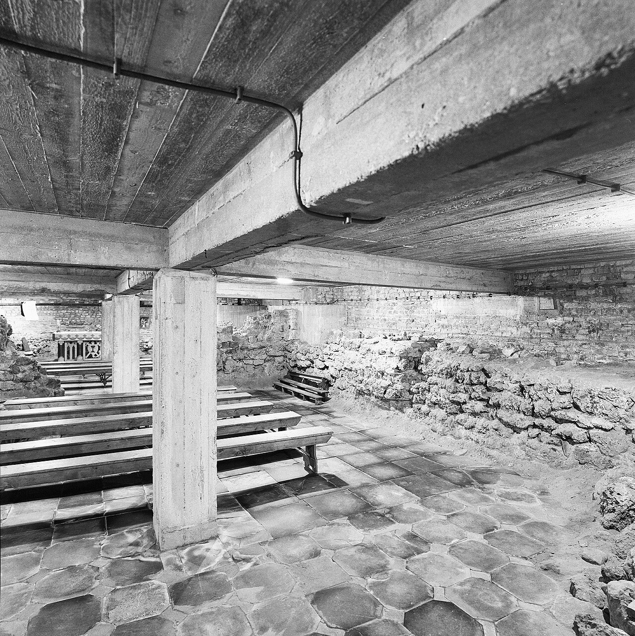 The crypt of Saint Peter’s Church in Boxmeer, in a Dutch Cultural Heritage Agency photograph