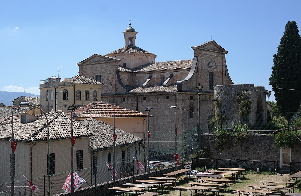 The church of Santa Chiara in Montefalco