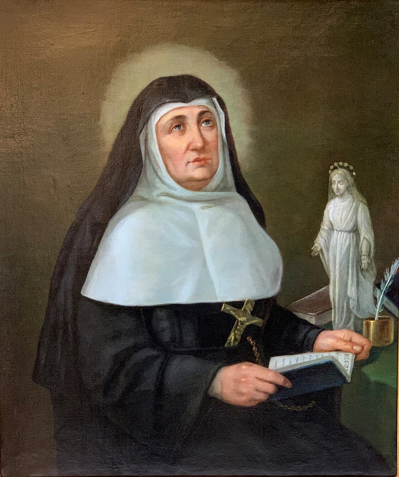 An eighteenth-century devotional portrait of Jeanne de Lestonnac from the Order of the Company of Mary