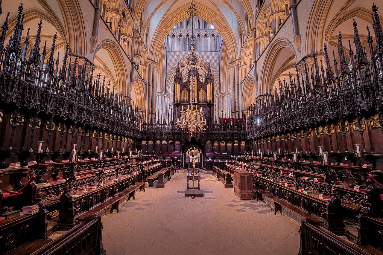 Saint Hugh’s Choir inside Lincoln Cathedral