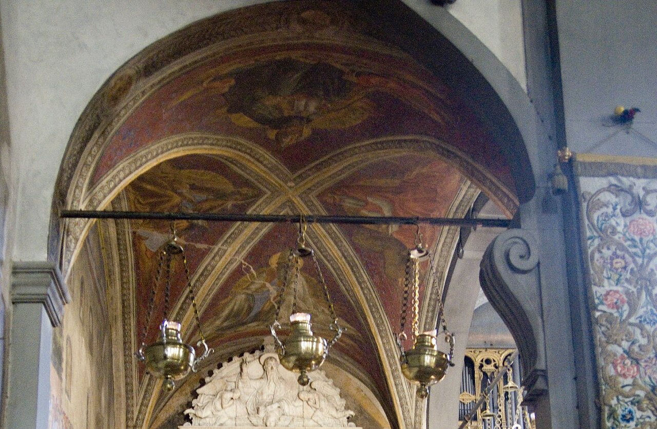 Fifteenth-century frescoes by Cosimo Rosselli in the Chapel of the Miracle at Sant’Ambrogio, Florence