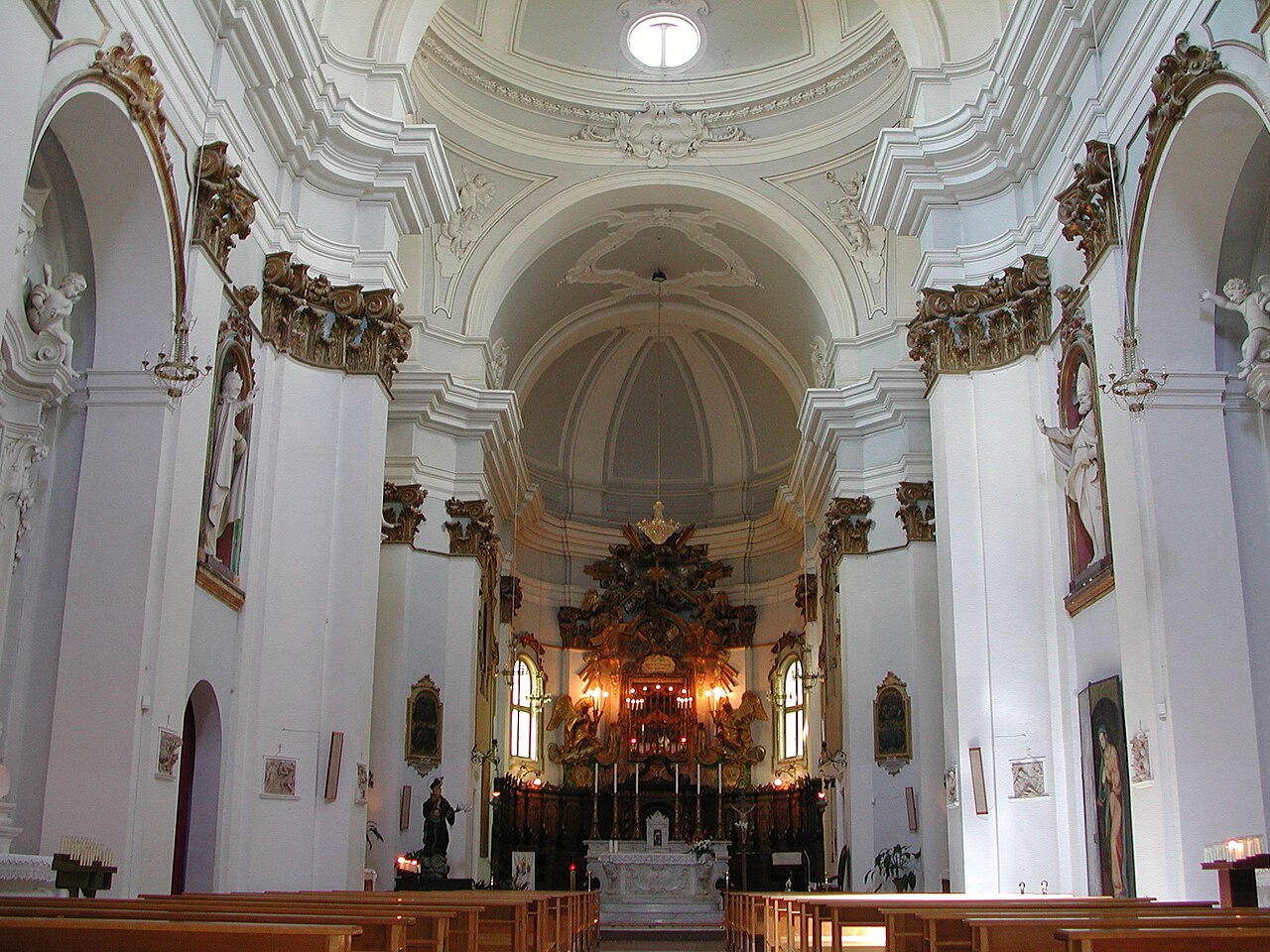 Interior of Sant’Agostino in Offida