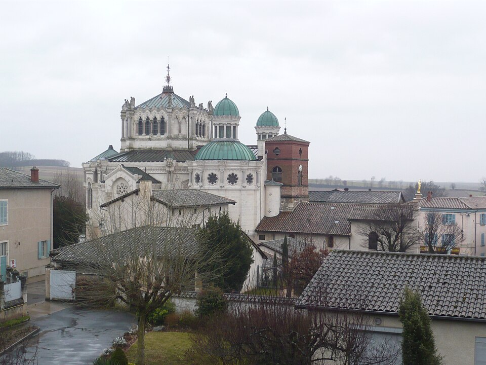 The basilica at Ars-sur-Formans, the sanctuary setting associated with John Vianney’s heart relic