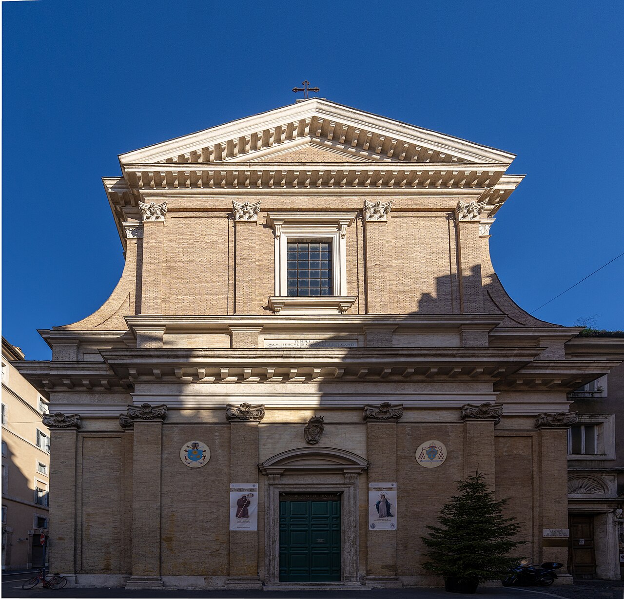 The exterior of Sant’Andrea delle Fratte in Rome, the church associated with Alphonse Ratisbonne’s reported experience