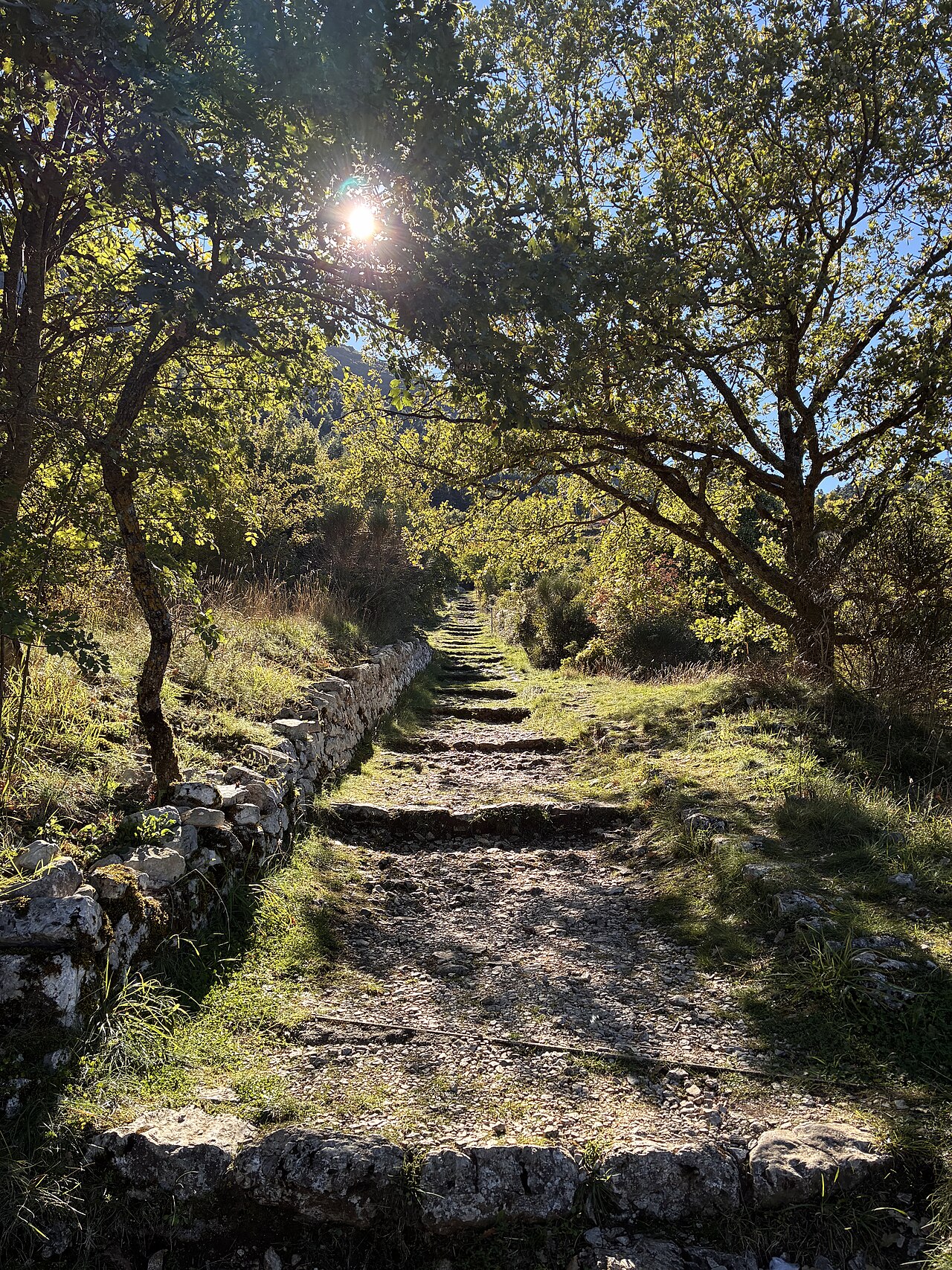 The Via Matris path at Castelpetroso Sanctuary