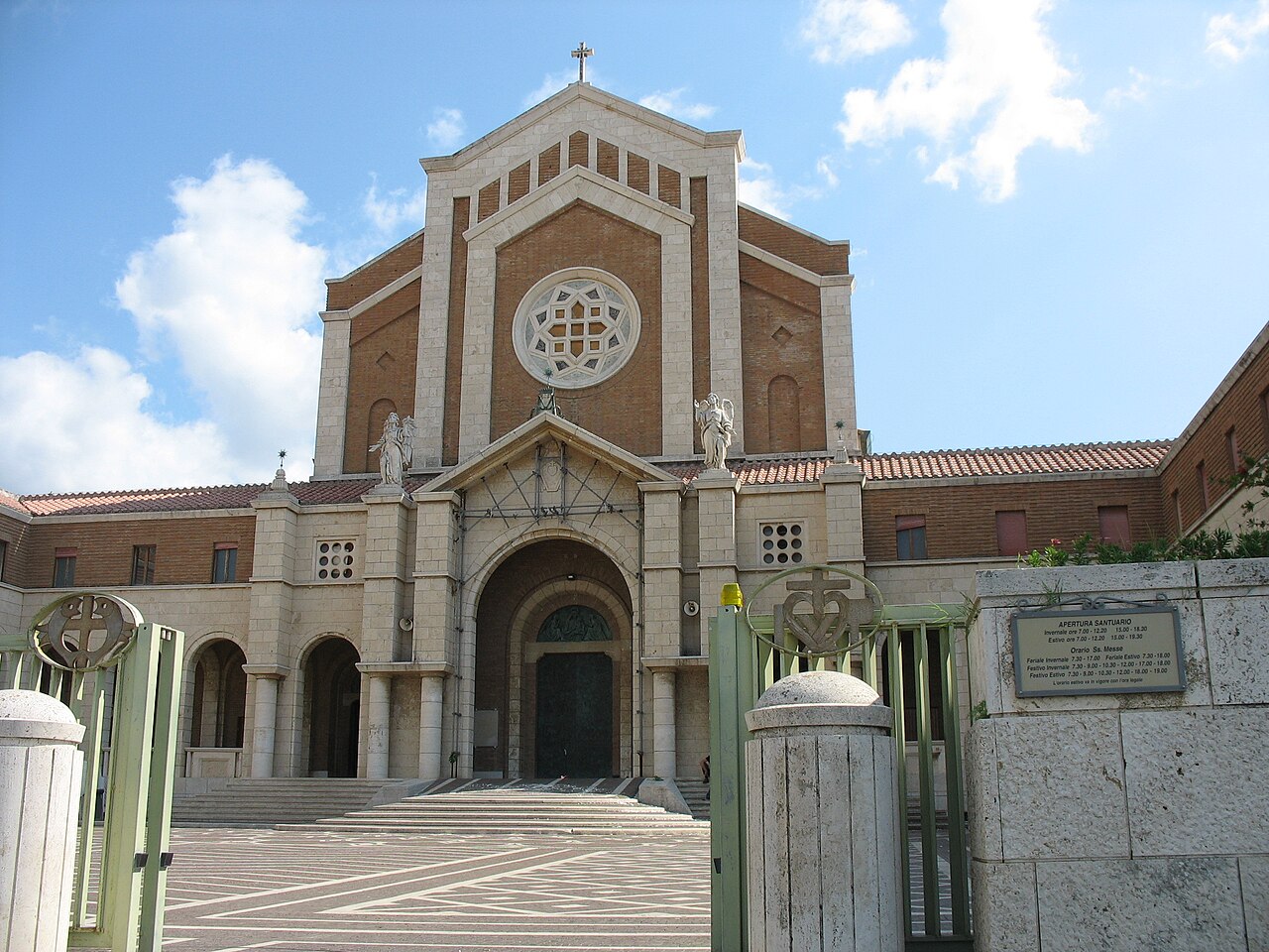 The sanctuary of Our Lady of Grace and Maria Goretti in Nettuno