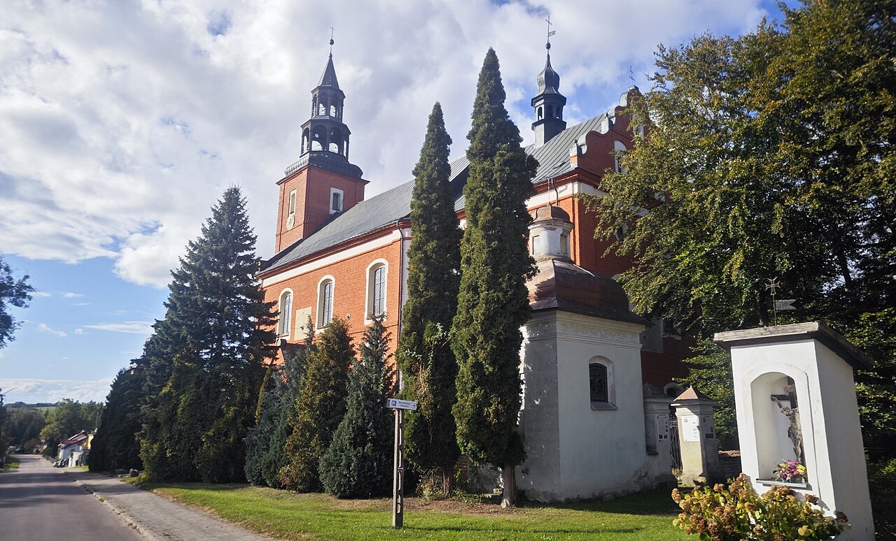 The Church of the Most Holy Saviour in Głotowo, photographed in 2024