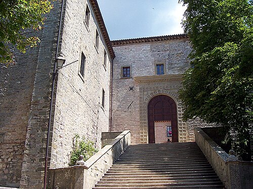 The Basilica of Sant’Ubaldo above Gubbio