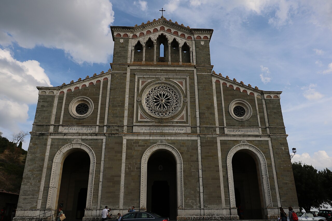 The Basilica of Santa Margherita in Cortona
