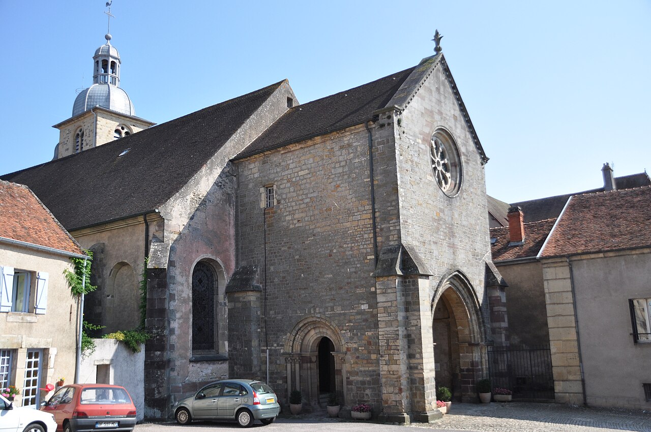 The abbey church of Notre-Dame in Faverney