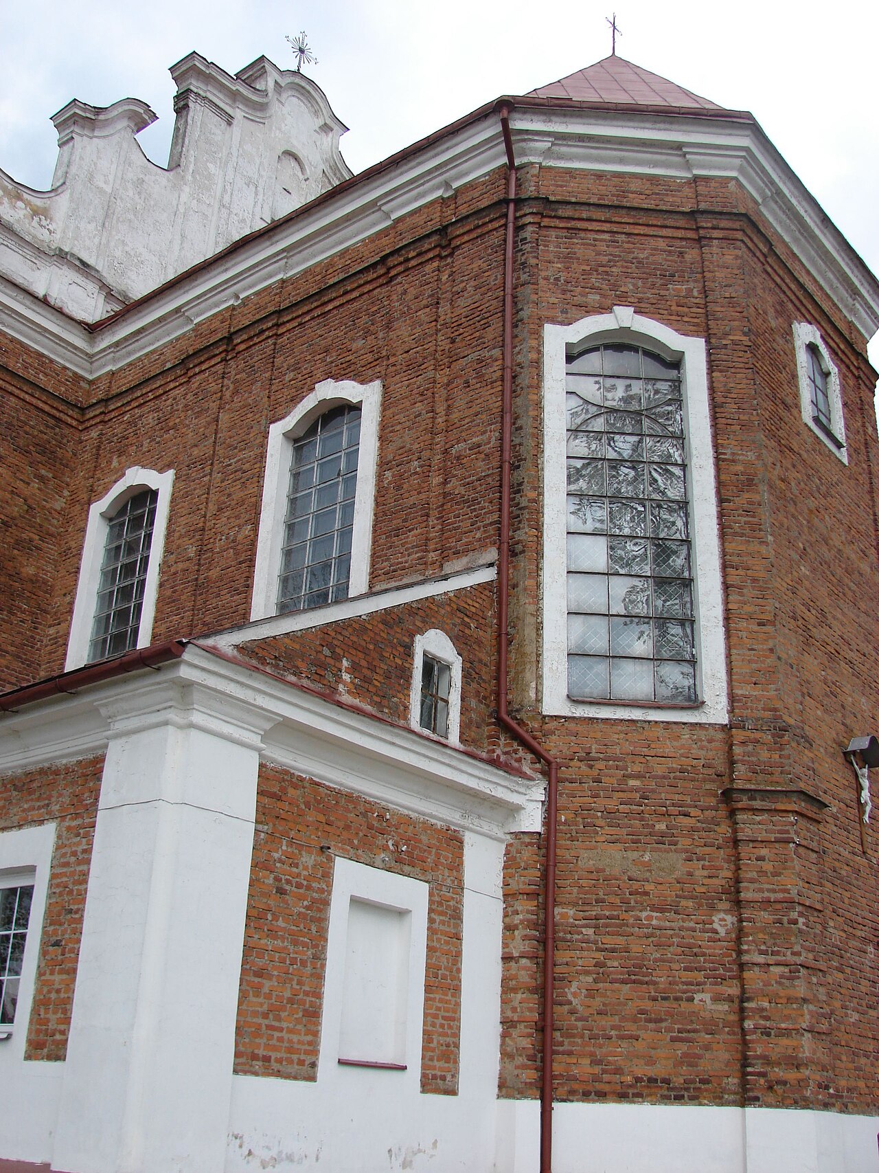 The Church of the Nativity of the Virgin Mary at Šiluva, viewed from the southeast
