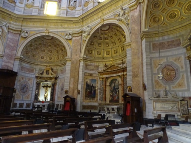 The interior of Montefiascone Cathedral, associated with Lucy Filippini
