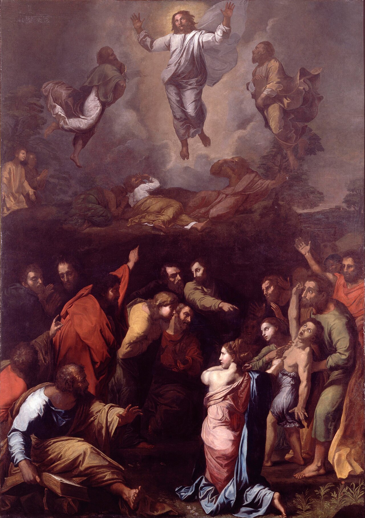 Raphael’s Transfiguration, a Renaissance artistic representation of Gospel events