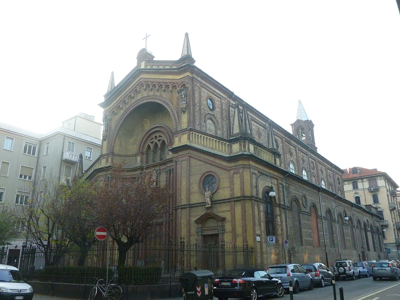 The nineteenth-century church of Santa Barbara in Turin, associated with Leonardo Murialdo