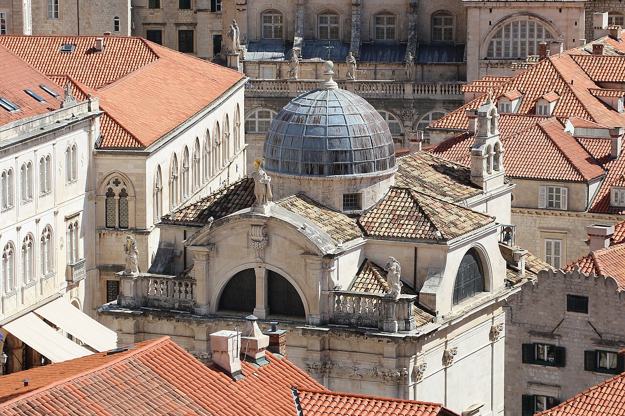The church of Saint Blaise in Dubrovnik, the reported setting of the Saint Silvan display