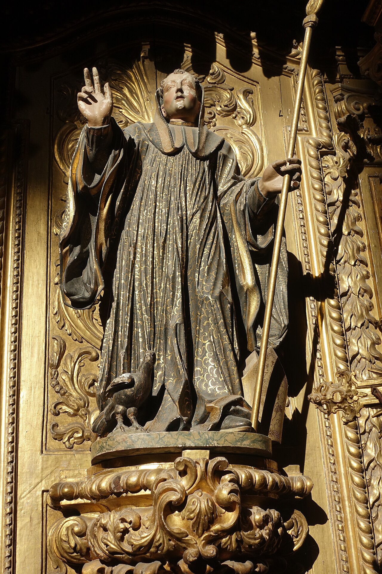 Historic carved decoration inside Arouca Monastery, associated with Mafalda of Portugal
