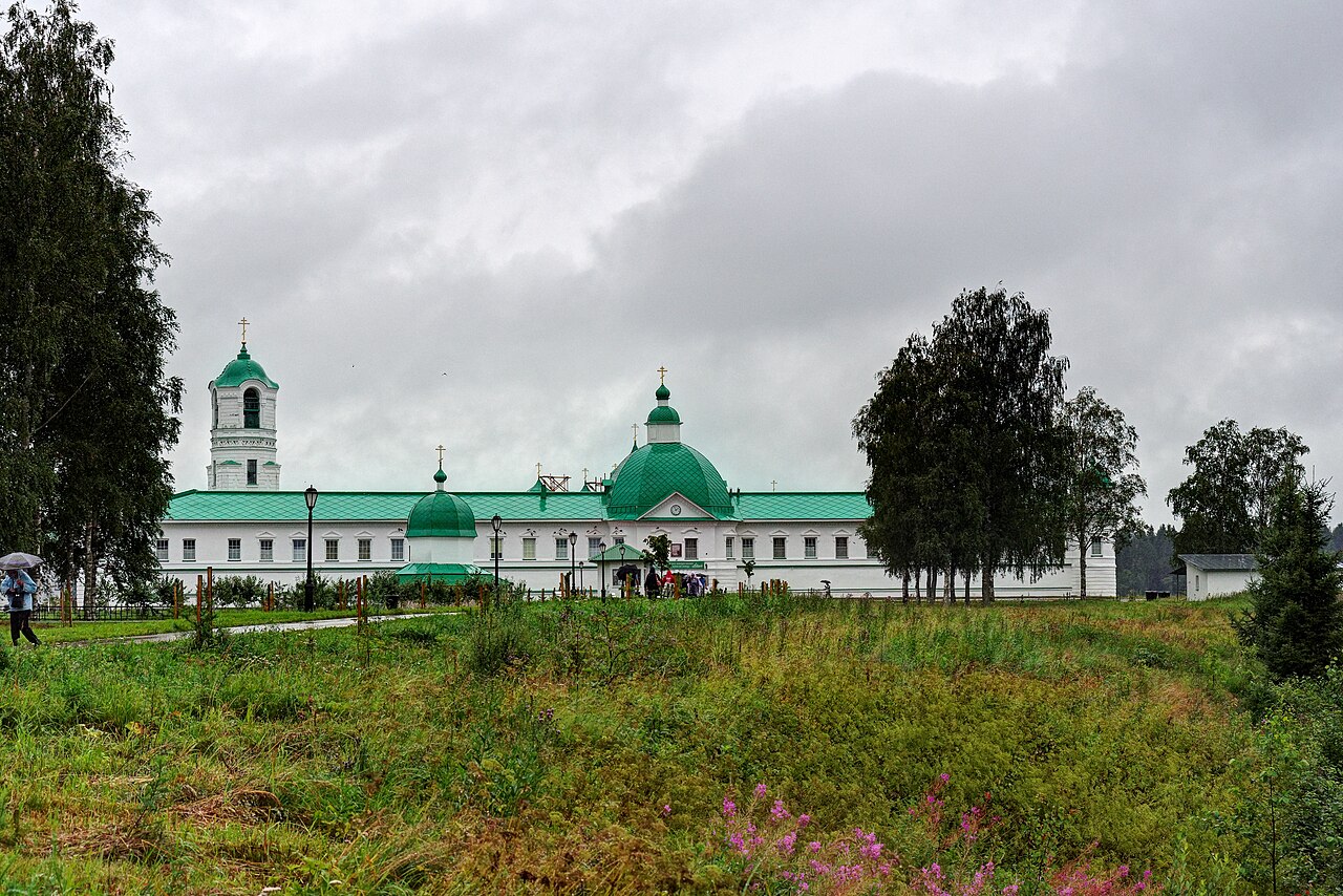 A view across Alexander-Svirsky Monastery